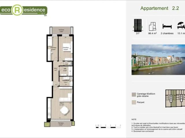 Appartement vente à Guillemins, Liège