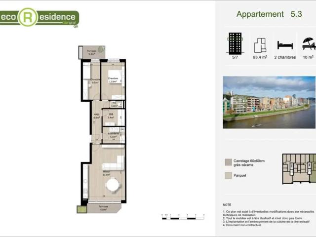Appartement vente à Guillemins, Liège