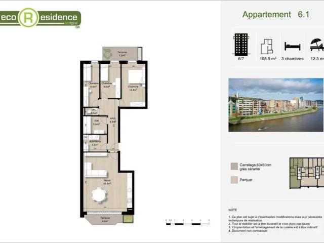 Appartement vente à Guillemins, Liège