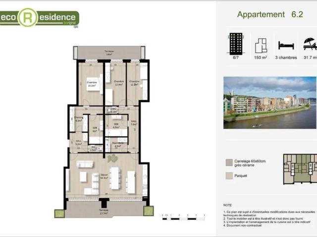 Appartement vente à Guillemins, Liège