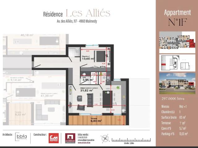 Appartement vente à Malmedy, Wallonie