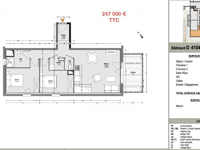 Appartement vente à Dax, Lit-et-mixe