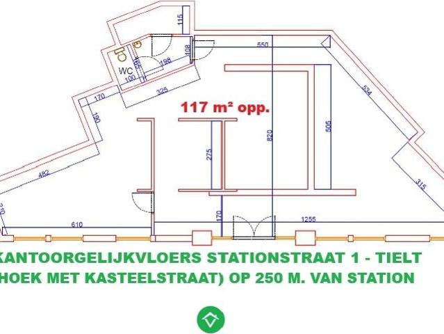 Bureau vente à Tielt, West-Vlaanderen