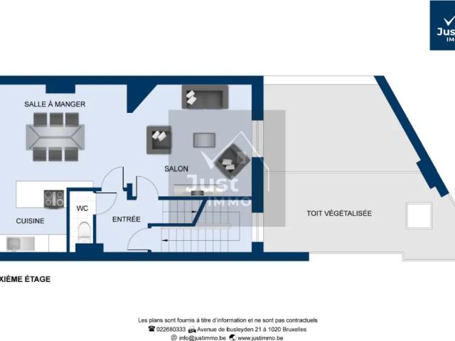 Duplex vente à Schaarbeek, Bruxelles