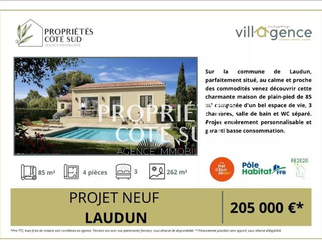 Maison vente à Nîmes, Laudun-l'ardoise