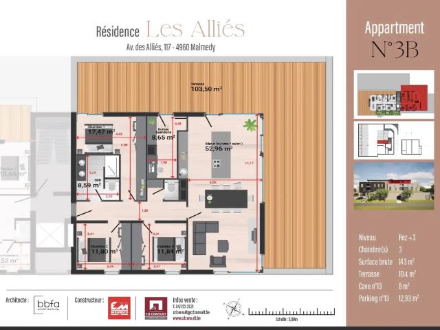 Penthouse vente à Malmedy, Wallonie