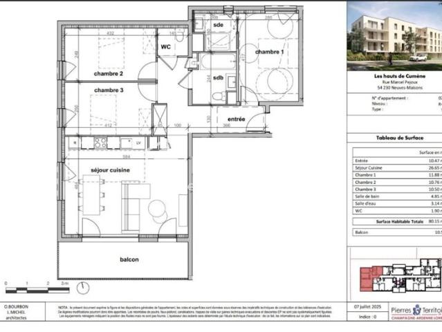 Appartement vente à Nancy, Chavigny