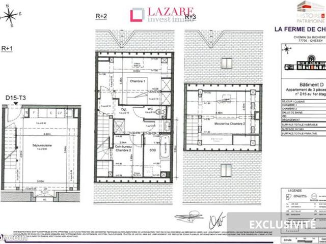 Appartement vente à Torcy, Chessy