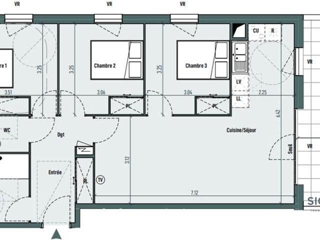 Appartement vente à Lodève, Gignac