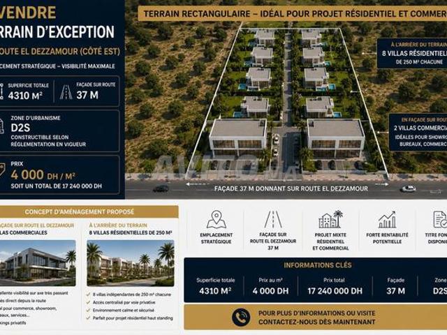 Propriété vente à Dar Bouazza, Gharb-Chrarda-Beni Hssen