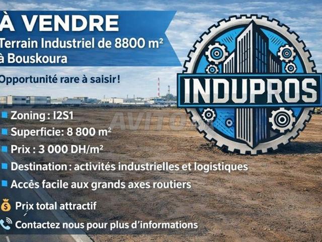 Propriété vente à Bouskoura, Gharb-Chrarda-Beni Hssen