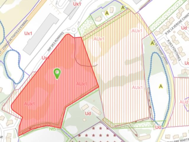 Terrain vente à Ussel