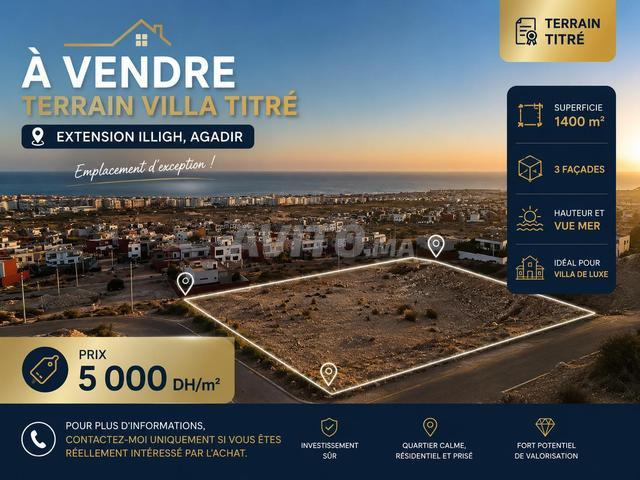 Propriété vente à Agadir, Oued ed Dahab-Lagouira