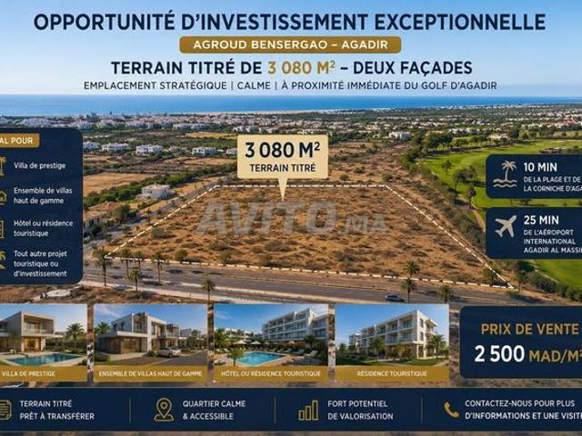 Propriété vente à Agadir, Oued ed Dahab-Lagouira