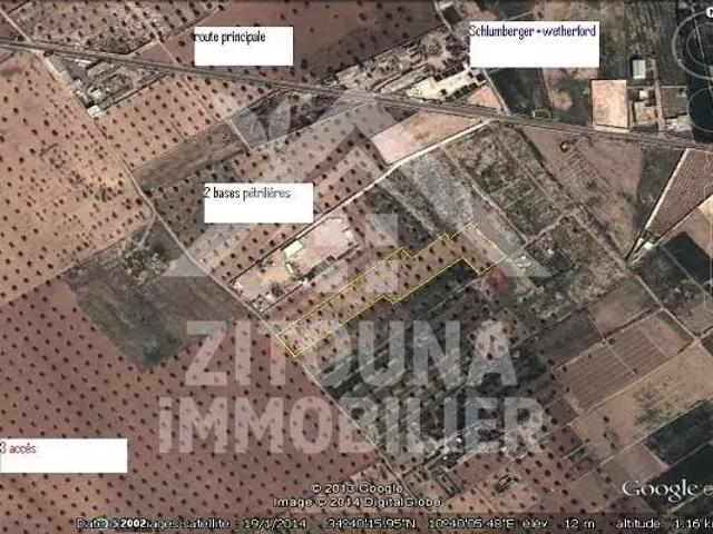 Terrain vente à Sfax, Mahras