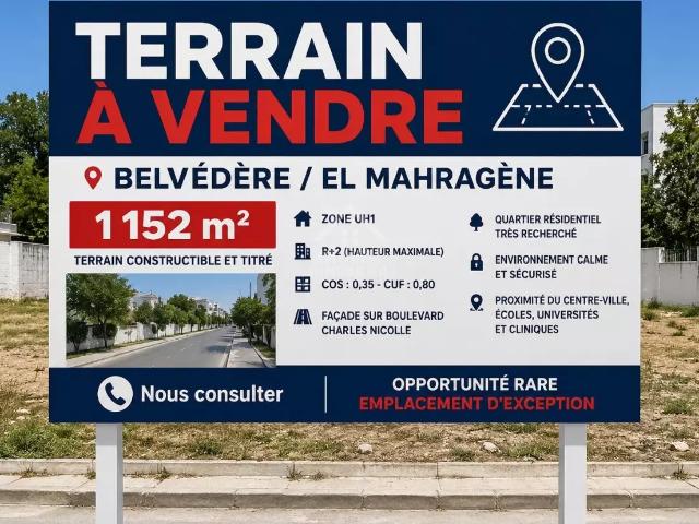 Terrain vente