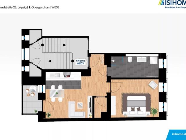 Apartment mieten in Volkmarsdorf, Leipzig