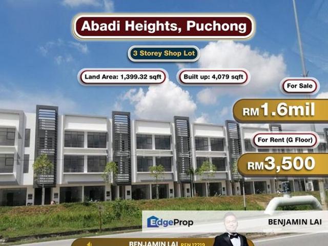 Shop for sale in Tanjong Sepat, Selangor