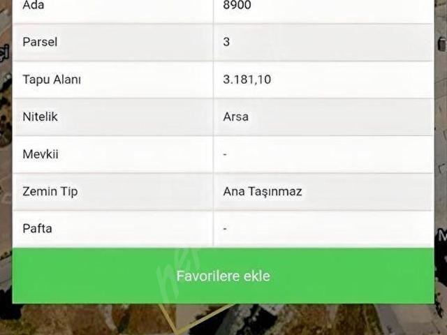 29 Ekim Mahallesi, Şehitkamil içerisinde satılık Arsa