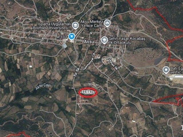 Orta, Aksu içerisinde satılık Arsa