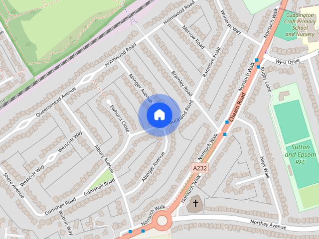 House for rent in Ewell, Epsom and Ewell