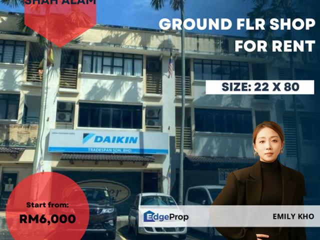 Shop for rent in Petaling, Alam Impian