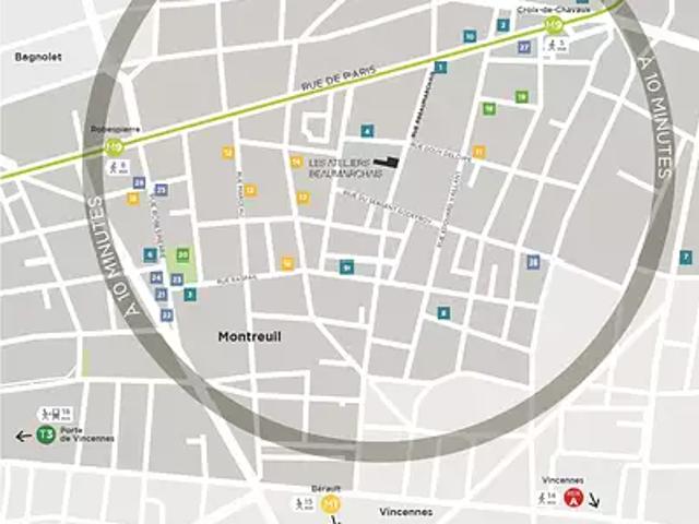 Appartement vente à Bobigny, Vaux-montreuil