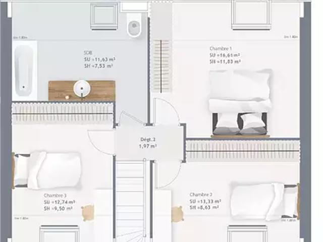Maison vente à Clermont, Brenouille
