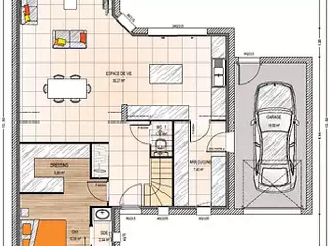 Maison vente à Segré, Candé
