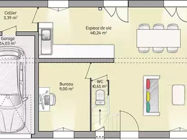 Maison vente à Compiègne, Clairoix