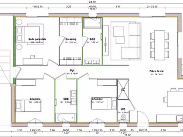 Maison vente à Bourg-en-Bresse, Condeissiat
