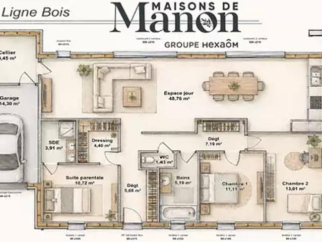 Maison vente à Gap, La Saulce