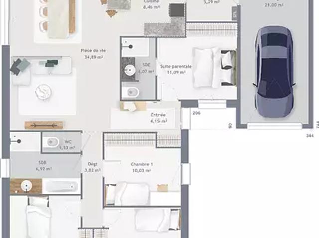Maison vente à Reims, Loivre
