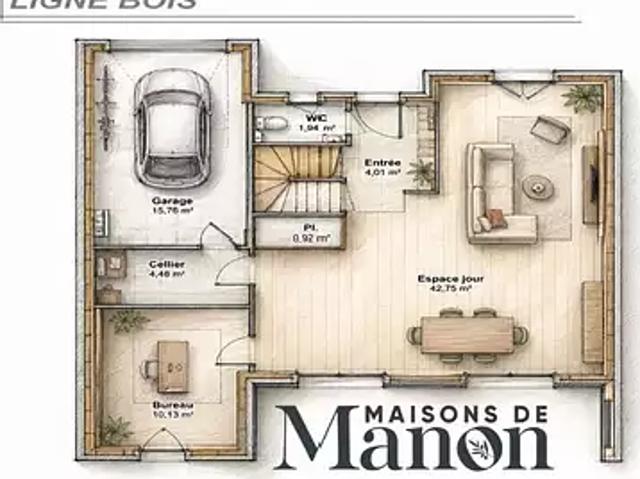 Maison vente à Forcalquier, Noyers-sur-jabron