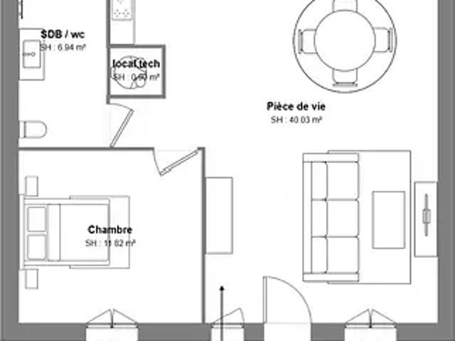 Maison vente à Tours, Saint-pierre-des-corps
