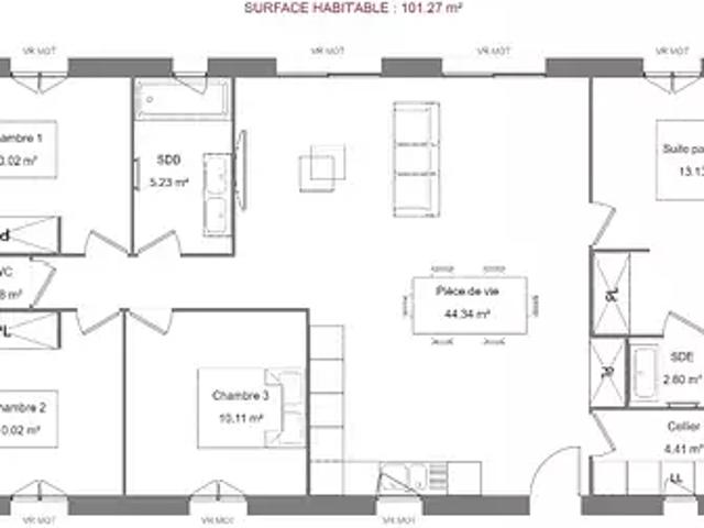 Maison vente à Vierzon