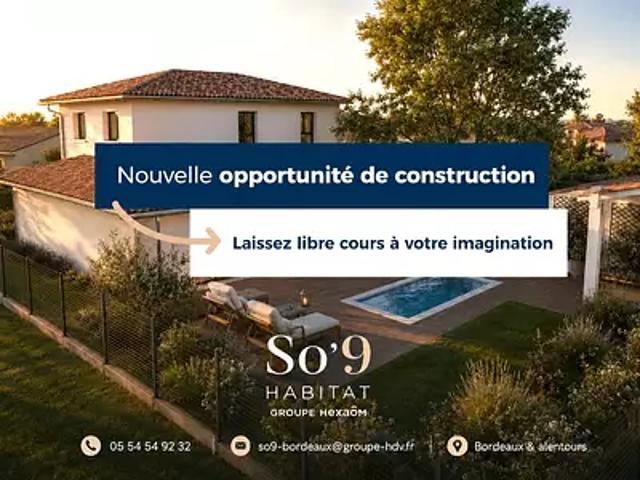 Terrain vente à Bordeaux, Pessac