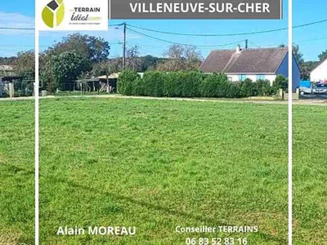 Terrain vente à Bourges, Villeneuve-sur-cher
