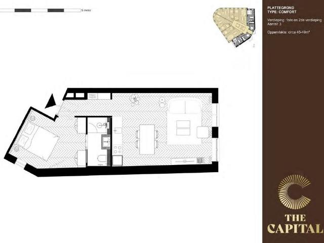 Appartement te huur in Oranjewijk, Leeuwarden