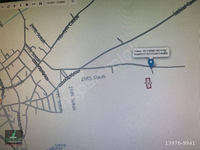 Tekirdağ içerisinde satılık Arsa