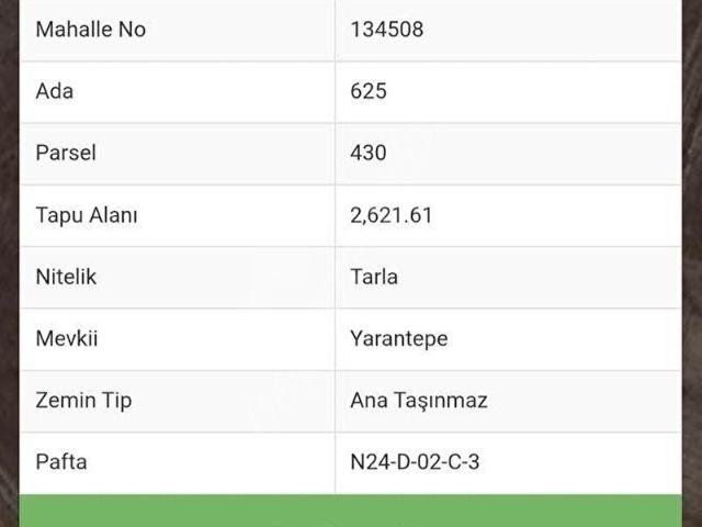 Taşkesiği, Korkuteli içerisinde satılık Arsa