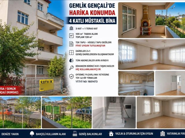 Gemlik, Bursa içerisinde satılık Bina