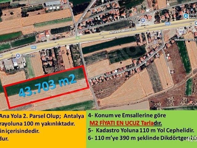 Korkuteli, Antalya içerisinde satılık Arsa