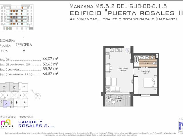 Piso en venta en Tierra de Badajoz, Extremadura