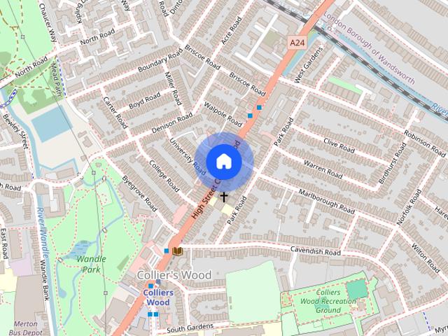 Apartment for rent in London Borough of Merton, Collier's Wood
