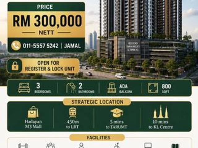 Apartment for sale in Country Heights Damansara, Kuala Lumpur