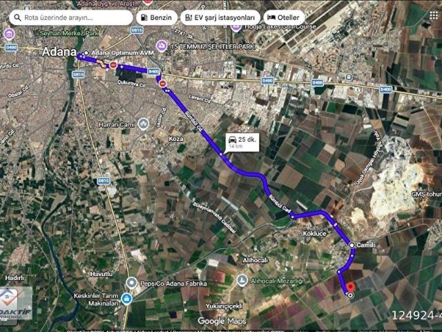 Camili, Yüreğir içerisinde satılık Arsa