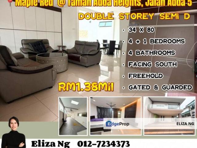 House for sale in Adda Heights, Tebrau