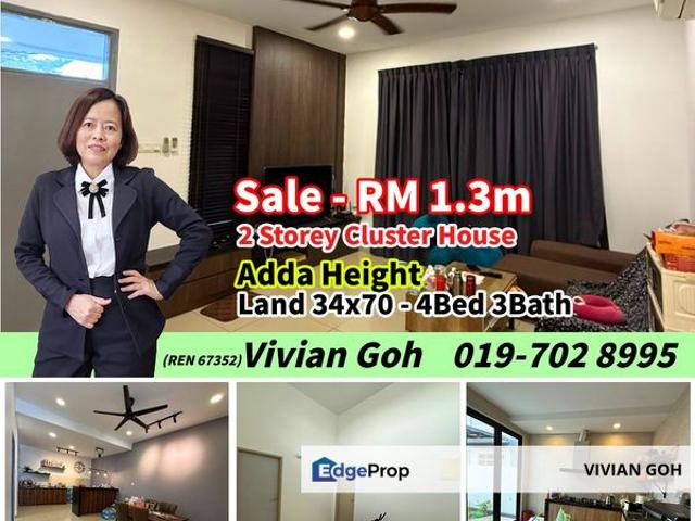 House for sale in Adda Heights, Tebrau