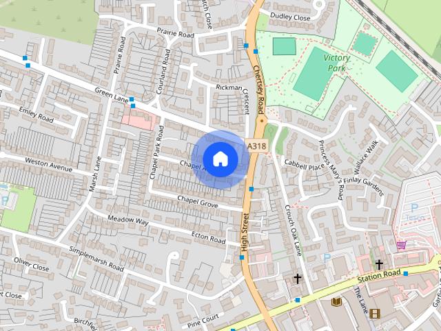 Apartment for rent in Row Town, Surrey
